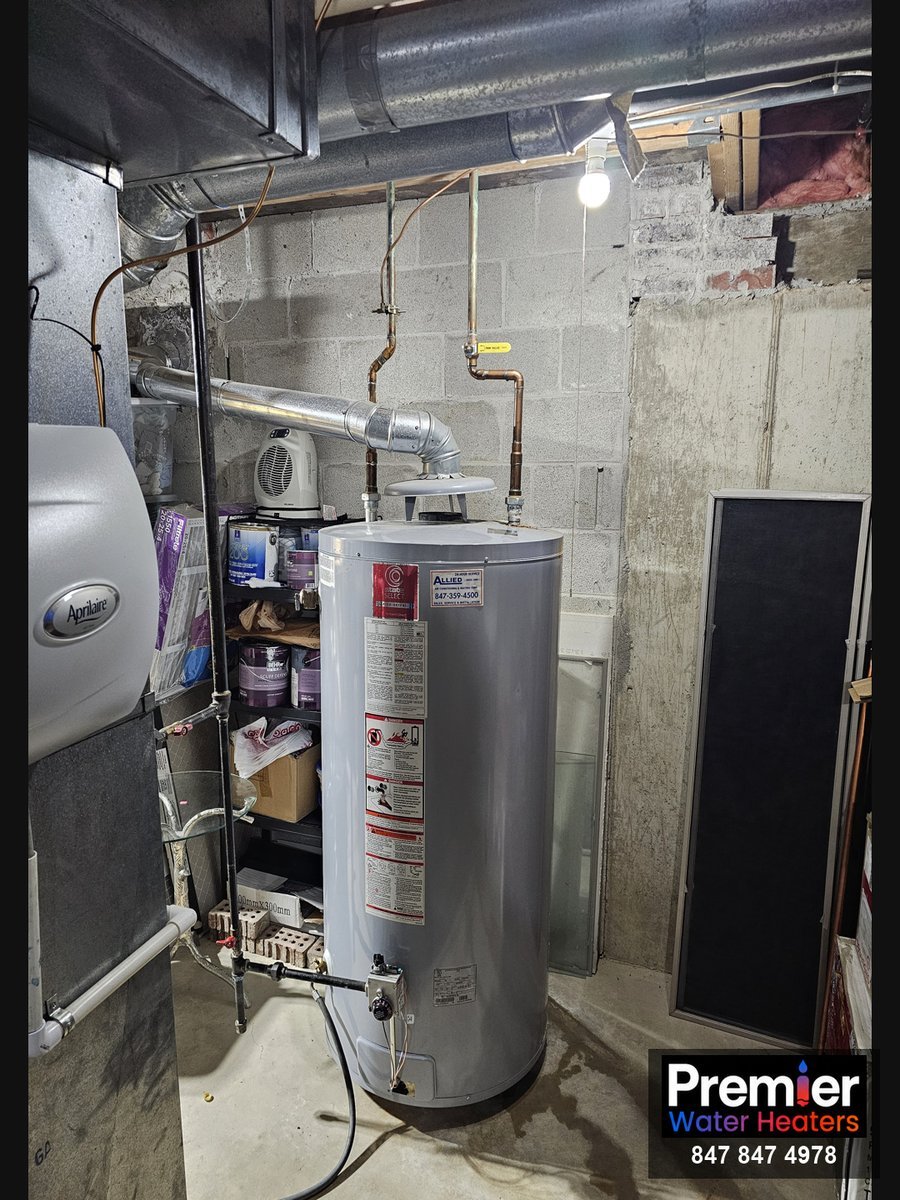 2005 State Select 75-gallon water heater before replacement Palatine IL Premier Water Heaters